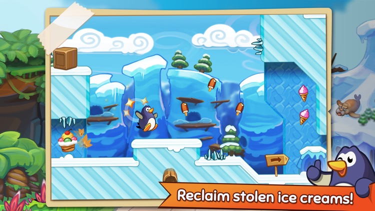 Hopping Penguin: Ice Cream Adventure screenshot-0