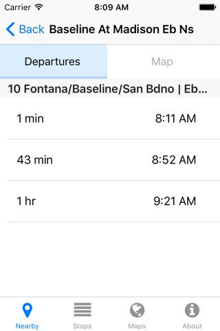 Omnitrans Now - Real-time Transit Arrivals screenshot 2