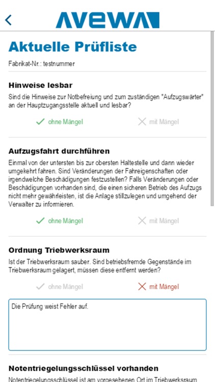 Avewa Aufzugswärter