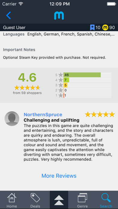 App screenshot