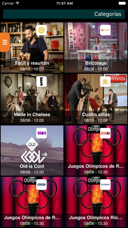 Guía TVCOA for iPhone