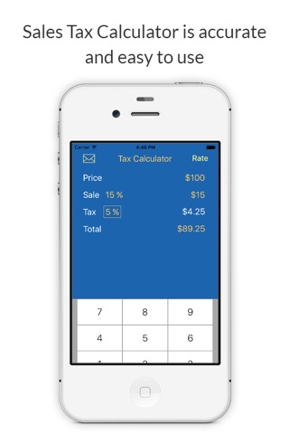 Sales Tax Calculator - Tax Return and Discount Calculations screenshot 3