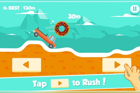 Endless Bouncy Car Road Adventure - Don't Drop the Donut! screenshot 4