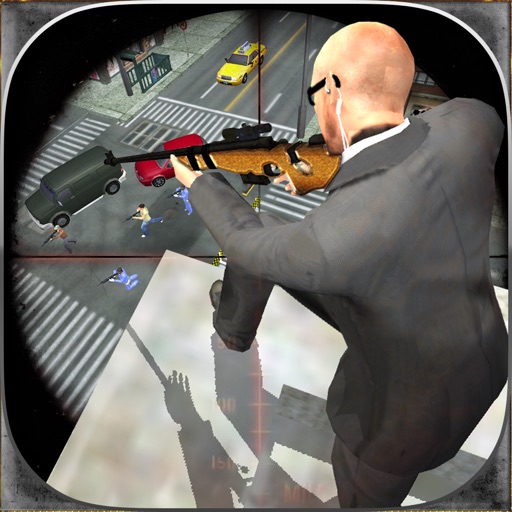 Police Sniper Assassin 3D: Target Mad City Crime icon