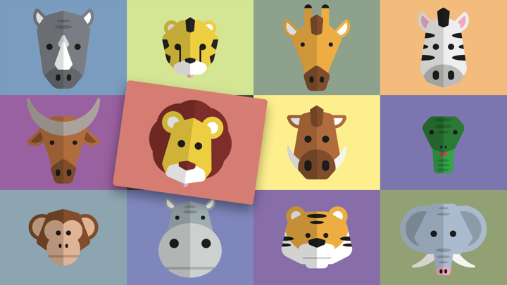 Screenshot #3 pour Wild Animals — See, hear & click the animals. For babies & kids aged 0-3 years.