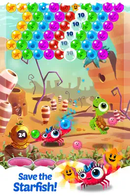Game screenshot Bubble Heroes: Starfish Rescue mod apk