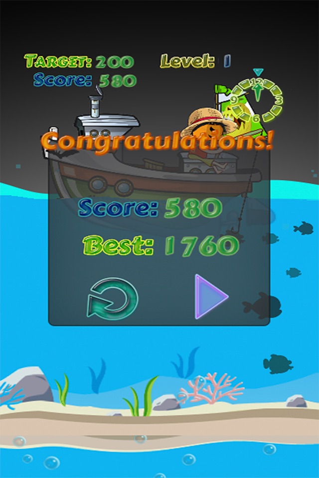 fishing jo haloween fisherman lite kids game screenshot 3