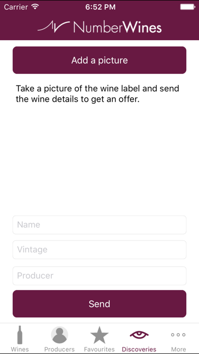 NumberWines Screenshot