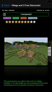 amazing seeds for minecraft pro edition iphone screenshot 3