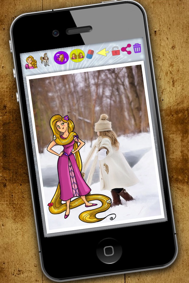 Your photo with - Rapunzel edition screenshot 2