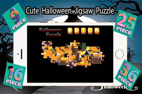 Cute Halloween Jigsaw Puzzle screenshot 4