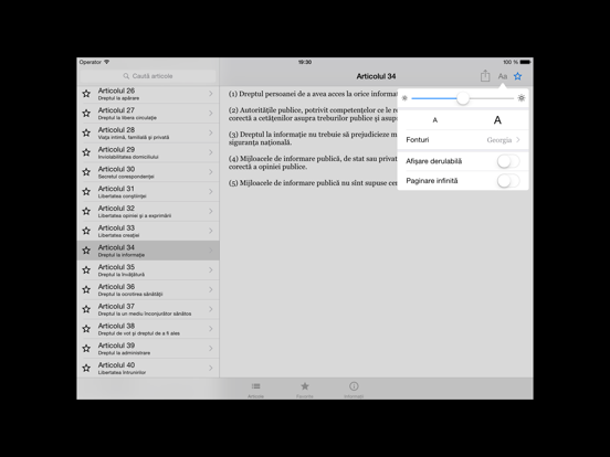 Screenshot #6 pour Constituția Republicii Moldova