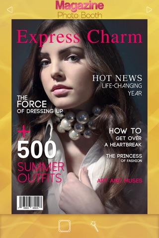 Magazine Photo Booth Front Page Maker - Put your Pics in Fake Magazines to Create Covers screenshot 2