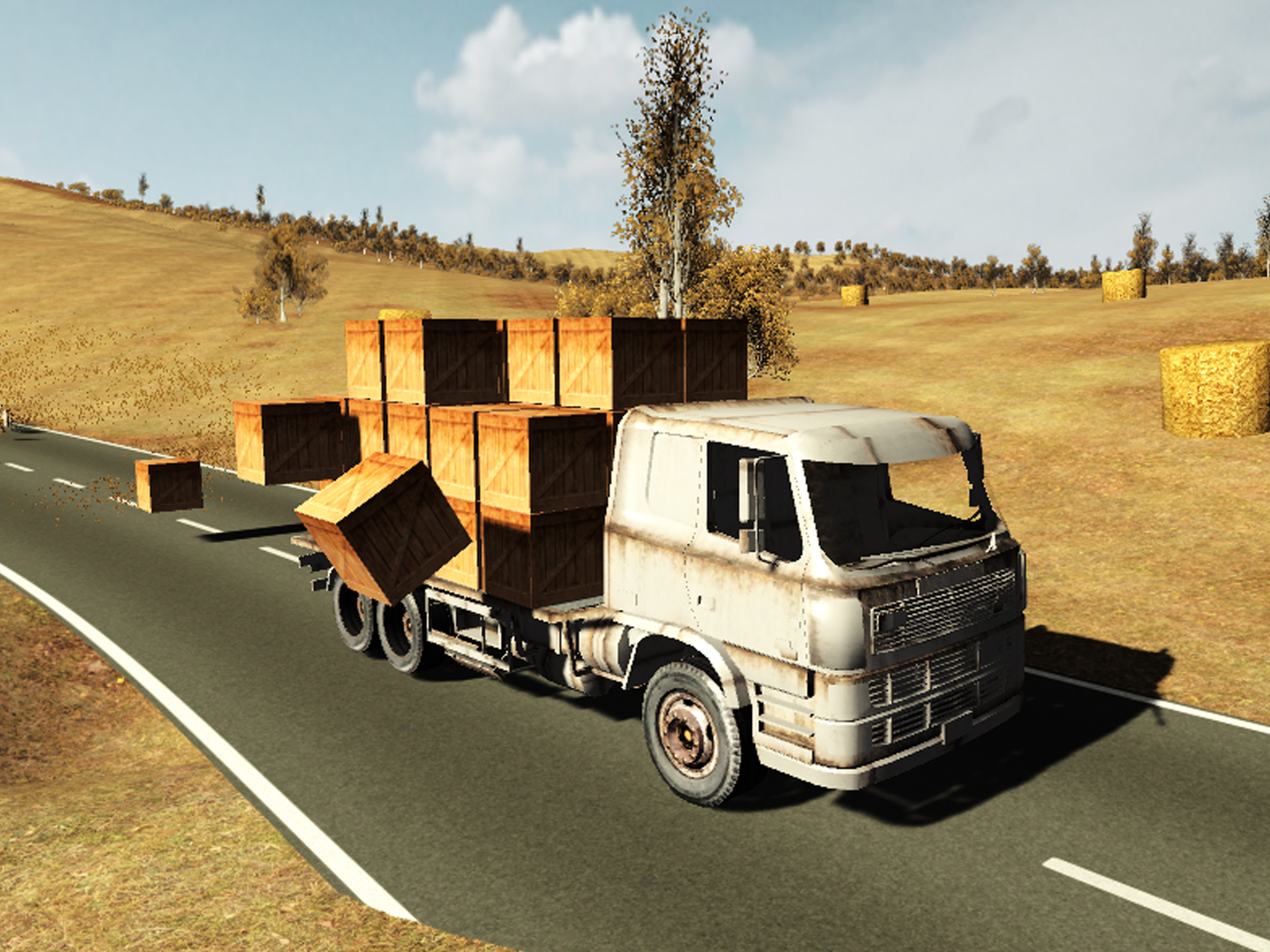 Desert Cargo Trailer Transporter Truck