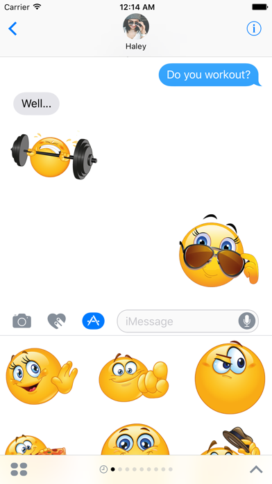 How to cancel & delete Flirty Animated Emoji – Stickers for iMessage from iphone & ipad 1