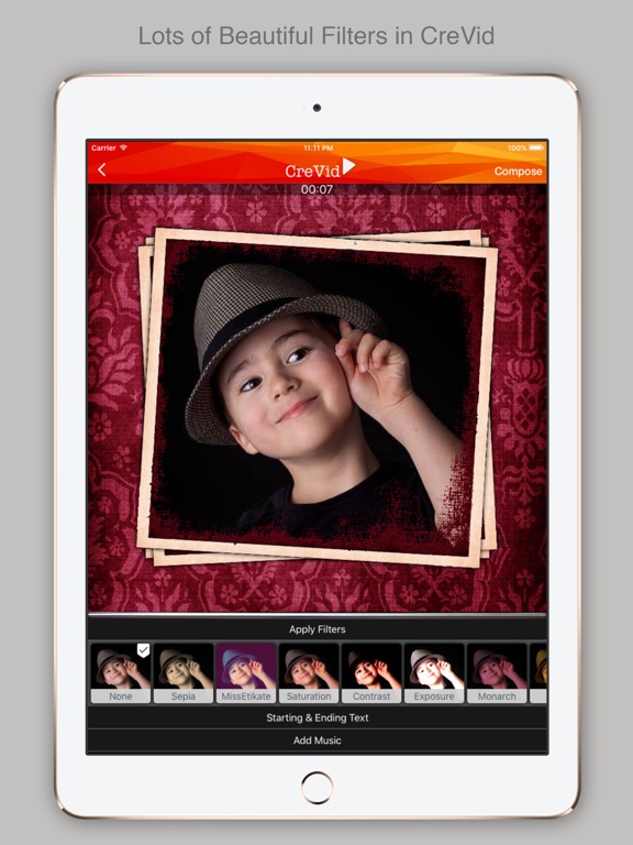 Photos & Video Slideshow Maker iPad screenshot 5 - Photo & Video app