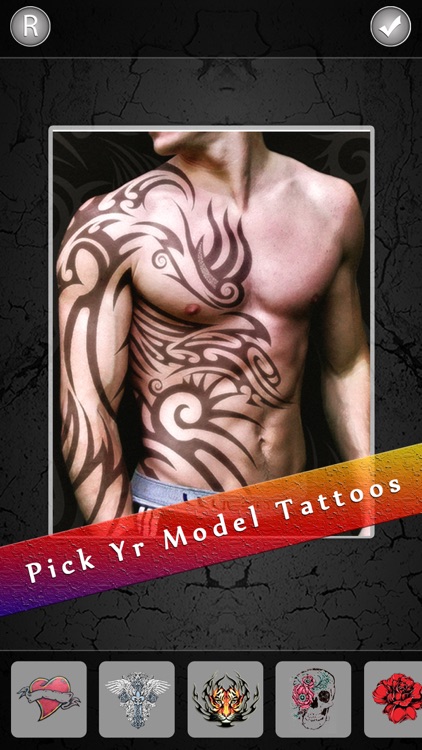 Tattoo Designer : Attach Tattoo On Your Body