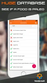 paleo diet food list - database & tracking iphone screenshot 2