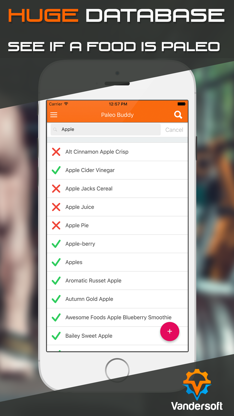 Paleo Diet Food List - Database & Tracking screenshot 2