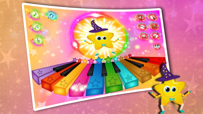 Twinkle Twinkle Little Stars - Animated Musical Nursery Piano for Kids