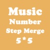 Number Merge 5X5 - Playing With Piano Music And Sliding Number Block
