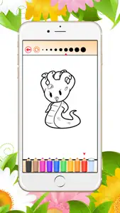 Mythical Creatures Coloring Book for Kids screenshot #4 for iPhone