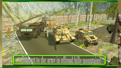 Military Cargo Transport Truck - Army 3D Offroad 4x4 Driveのおすすめ画像1