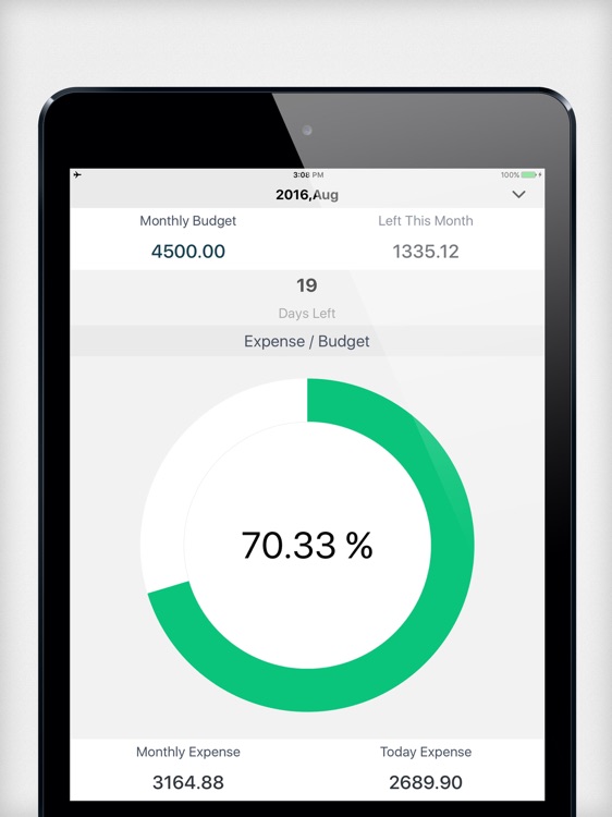 Daily Expense Tracker 2 HD-Home Budget,Daily Cost!