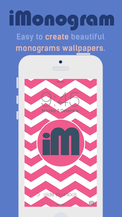 iMonogram Lite - Create your own custom wallpapers and backgrounds