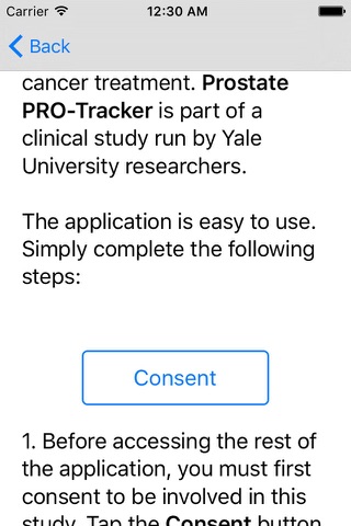 Prostate PRO-Tracker screenshot 2