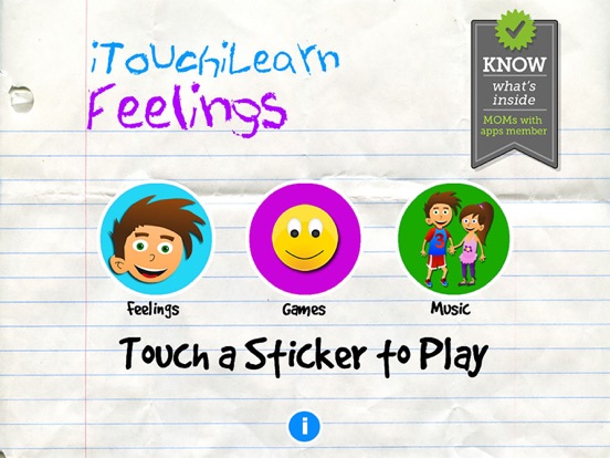 Screenshot #4 pour iTouchiLearn Feelings for Preschool Kids
