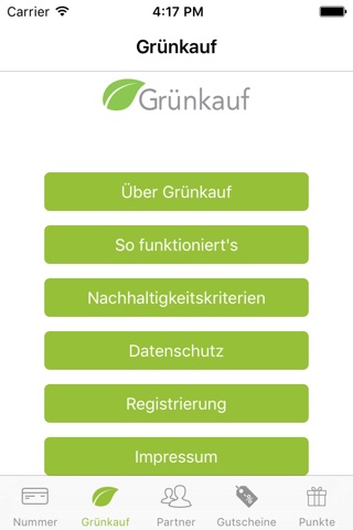 Grünkauf screenshot 2