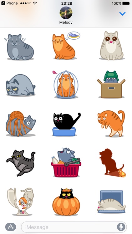 Cat Emoji Sticker Animated Gifs Icon for Cat Lover