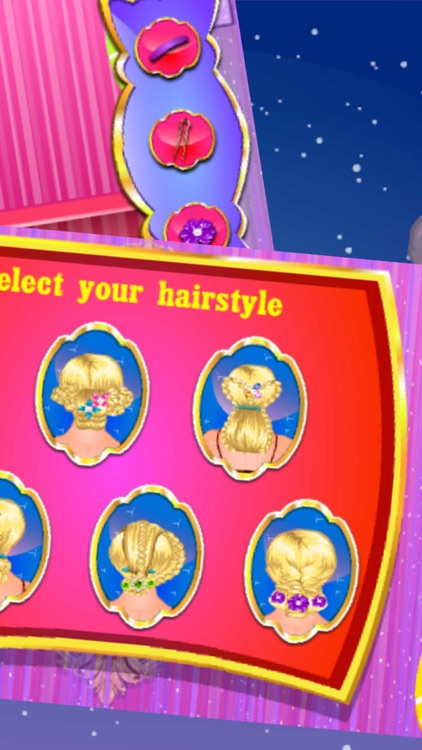 Pretty Fishtail Hairstyle:Girl makeup games