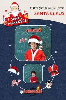 Game screenshot Christmas Makeover FREE - Santa Claus Photo Editor to Add Hat, Mustache & Costume mod apk