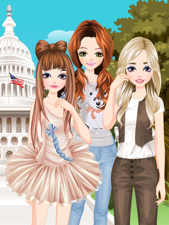 American Girls 2 - Dress up and make up game for kids who love fashion games