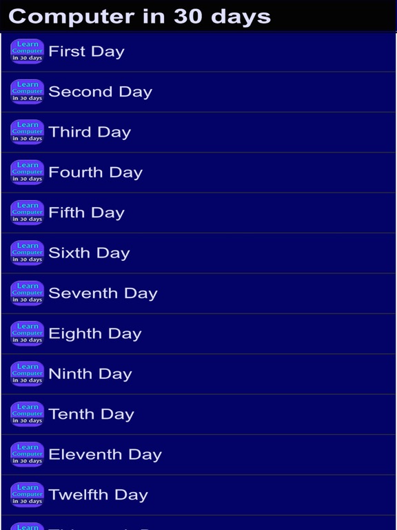 Screenshot #4 pour learn computer in 30 days
