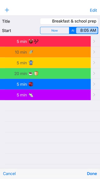 Hic Et Nunc Timer - customizable, easy, visual screenshot-3