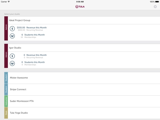 Tula: iPad Version