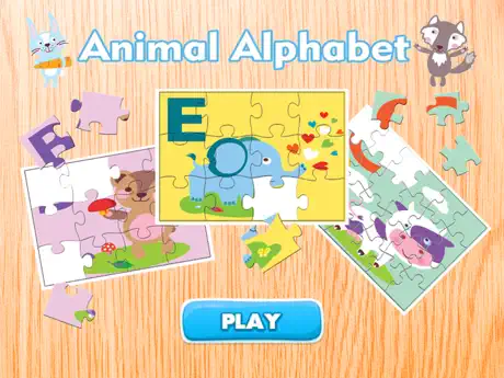 ABC Jigsaw Puzzle for Kids Alphabet & Animals Cute