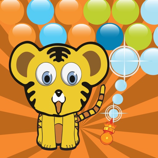 Adventure Tiger Bubble Shooter for Kids icon