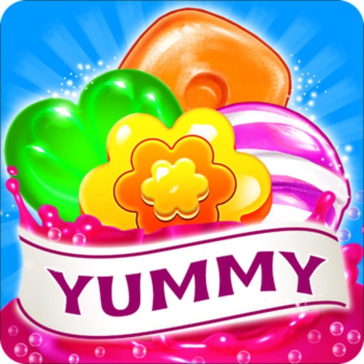 Sweet Crush Mania - 3 match puzzle Yummy Cookie Blast Icon