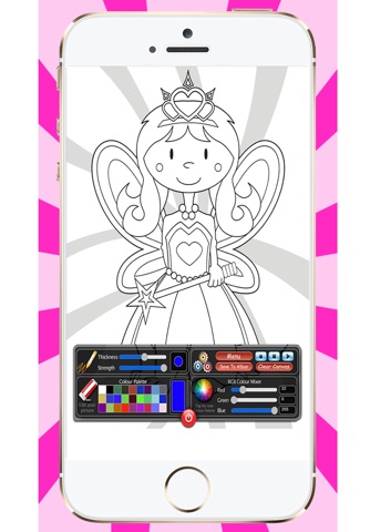 100 Princess Coloring screenshot 4