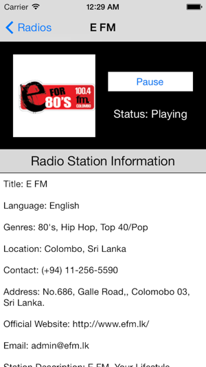 Sri Lanka Radio Live Player (Jayawardenapura / Sinhala)(圖5)-速報App