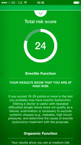 Game screenshot ED Test - risk calculator of erectile dysfunction apk