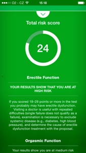 ED Test - risk calculator of erectile dysfunction screenshot #2 for iPhone