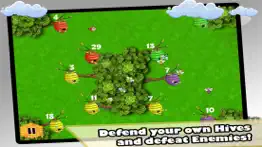 bee swarms war - race the flows iphone screenshot 2