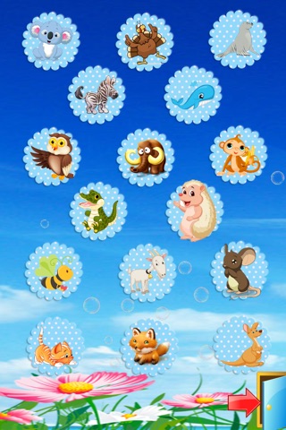 Game bubbles 3 in 1 Puzzles and certainly sounds of animals screenshot 2