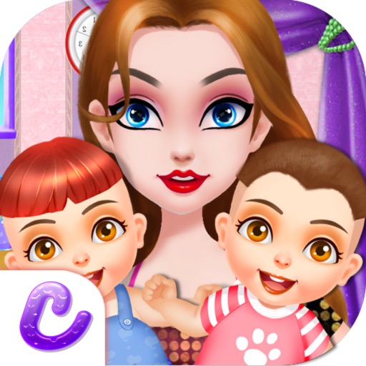 Cute Twins' Salon Time icon