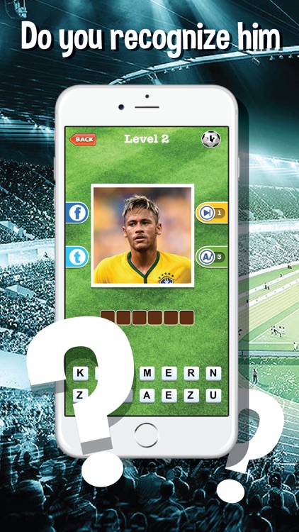 Guess who's the football players quiz app - Top footballer stars trivia game for real soccer fan